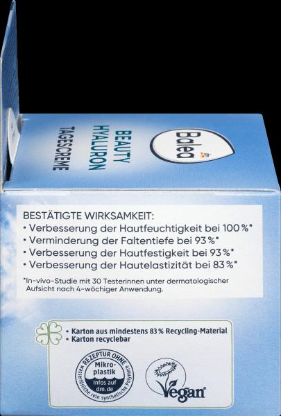 Actual product image dm Balea Beauty Hyaluron Day Cream (50 ml, Day cream, SPF 15)