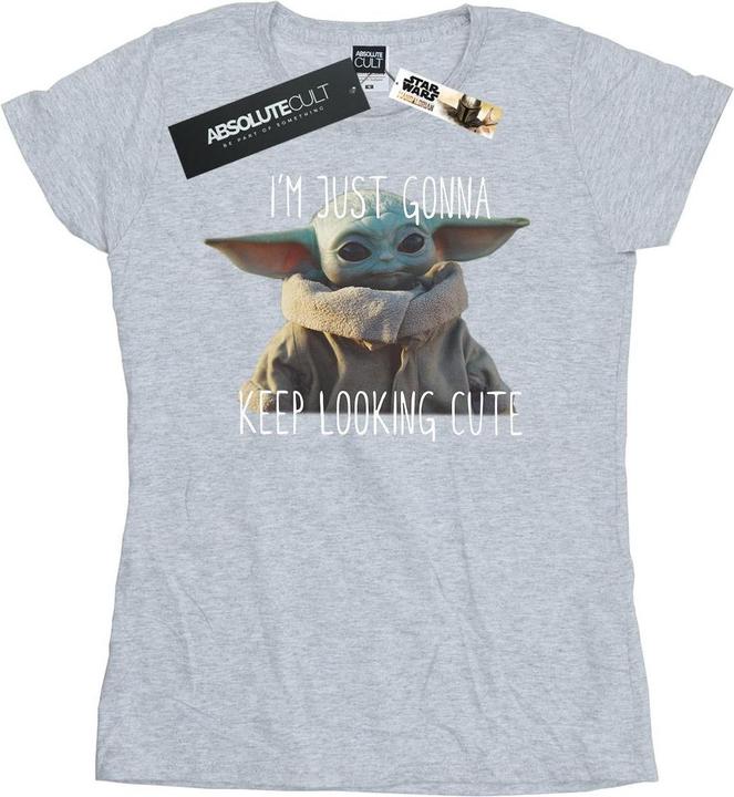 Star Wars The Mandalorian Keep Looking Cute TShirt (L)