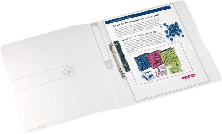 Image du produit Herlitz Classeur à anneaux easy orga to go, A4, 2 anneaux, blanc transp. Mécanisme D-Combi, largeur du dos (A4, 27 mm, 1 pièce(s))