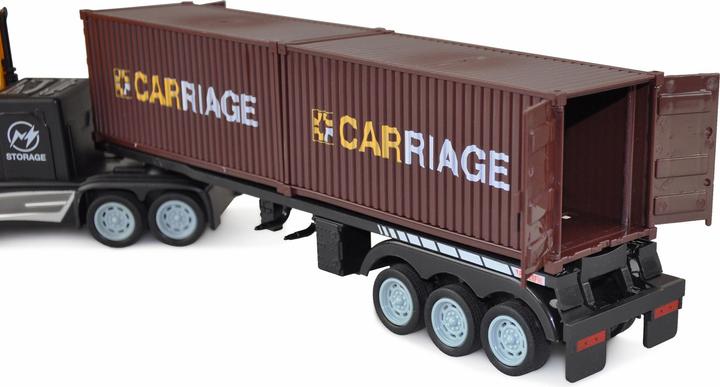 Immagine prodotto Amewi Semirimorchio con rimorchio per container 1:16, RTR (RTR pronto all'uso)