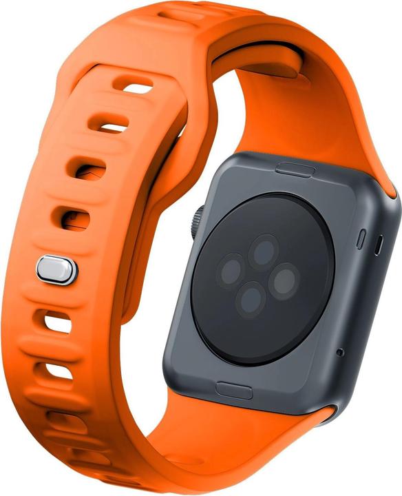 Produktbild 3MK Silicone Watch Strap pomarańczowy/ orange dla Apple Watch 42/44/45/49mm (Silikon, Edelstahl)