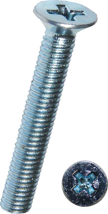 Werkstarck Metallschrauben Senkkopf DIN 965 (100 Schrauben pro Stück)