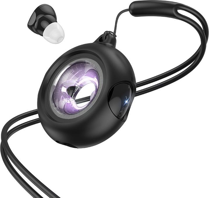Actual product image Hoco EW71 Mini Donut, black (6 h, Wireless)