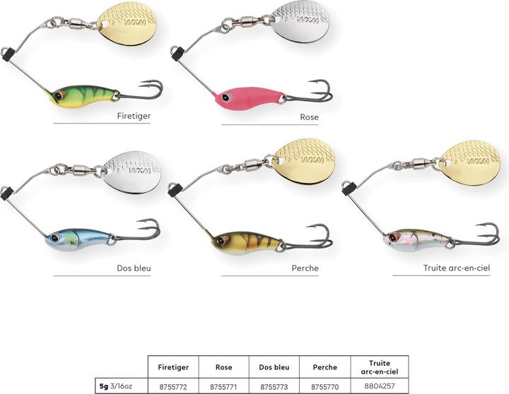 Actual product image Caperlan Spinnerbait Spino MCO 5 g trout AEC