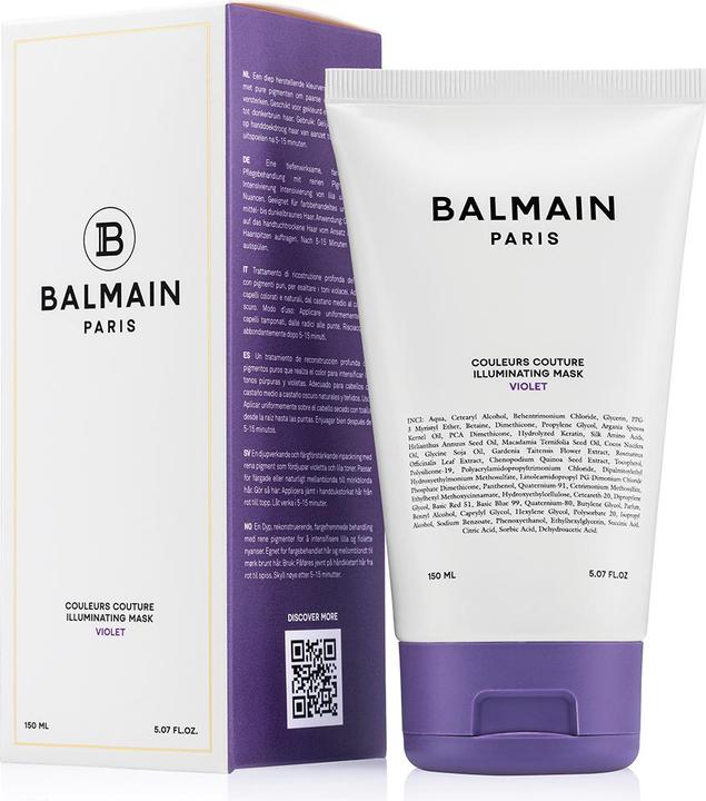 Immagine prodotto Balmain Hair - Couleurs Couture Illuminating Violet Mask - Violet - 150ml (150 ml)