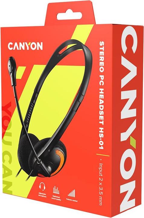 Actual product image Canyon CNS-CHS01BO Headset (Cable)