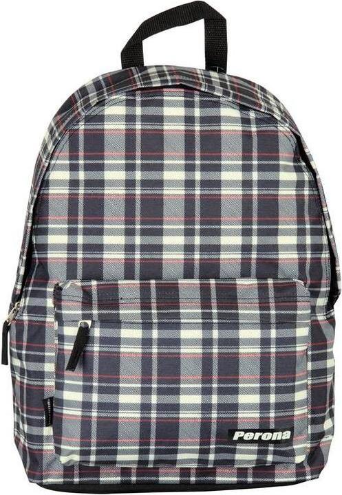 Actual product image Perona Plaid backpack 42cm