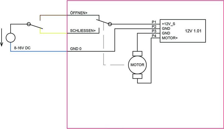 Produktbild PS Elektronisches Möbelschloss Solo 12 V