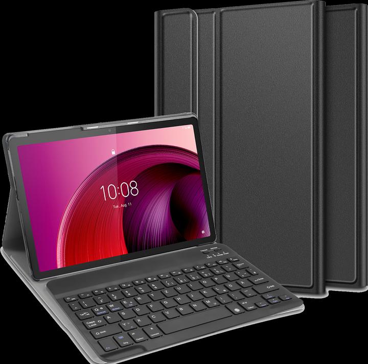 Produktbild Cazy Tastatur Hülle Kompatibel mit Lenovo Tab M10 5G - Schutz Etui mit magnetisch Abnehmbarer Tastatur - (DE)