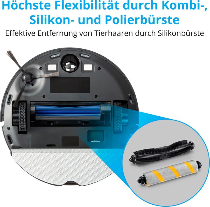 Productafbeelding Medion Zuig- en dweilrobot MD 20004 met Clean Base (Stofzuigrobot)