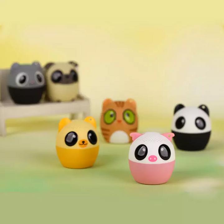 Image du produit PhoneLook Mini enceinte speaker portable légère avec Bluetooth sans fil en forme d’animal Panda (2 h)