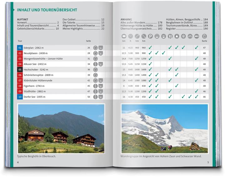 Produktbild Wanderführer 5620 Osttirol, Venediger- und Glocknergruppe, Defereggental, Lienzer (Deutsch, Kompass Reiseführer, 2022)