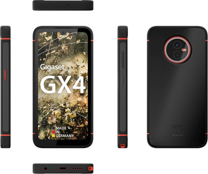 Produktbild Gigaset GX4 PRO (128 GB, Schwarz, 6.10", Dual SIM, 48 Mpx, 4G)