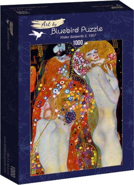 Actual product image Bluebird Puzzle 1000 Water Snakes, II Gustav Klimt (1000 pieces)