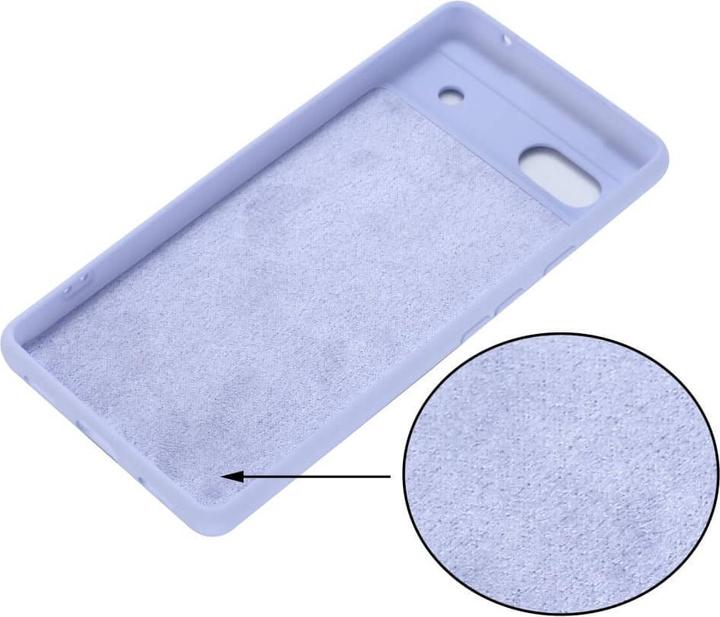 Image du produit Cover-Discount Google Pixel 7a - Étui en caoutchouc silicone violet (Google Pixel 7a)