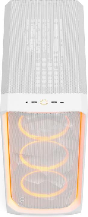 Produktbild Fractal Meshify 3 Ambience Pro RGB Clear Tint White (mATX, Mini-ITX, E-ATX, ATX)