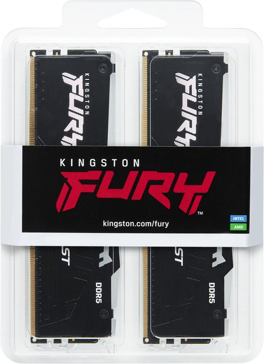 Produktbild Kingston FURY Beast RGB (2 x 32GB, 5200 MHz, DDR5-RAM, DIMM)