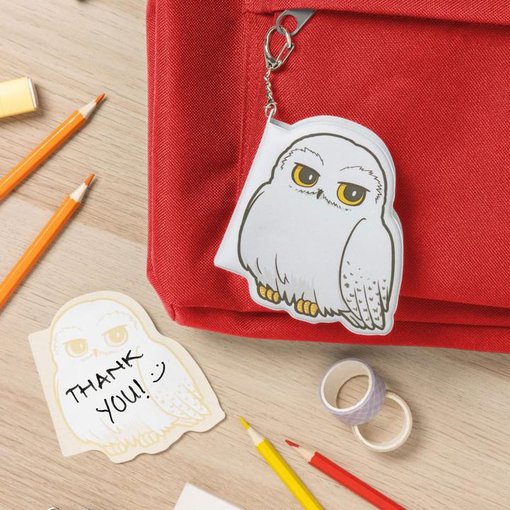 Actual product image Paladone Products Harry Potter Keychain Hedwig fluffy Notepad