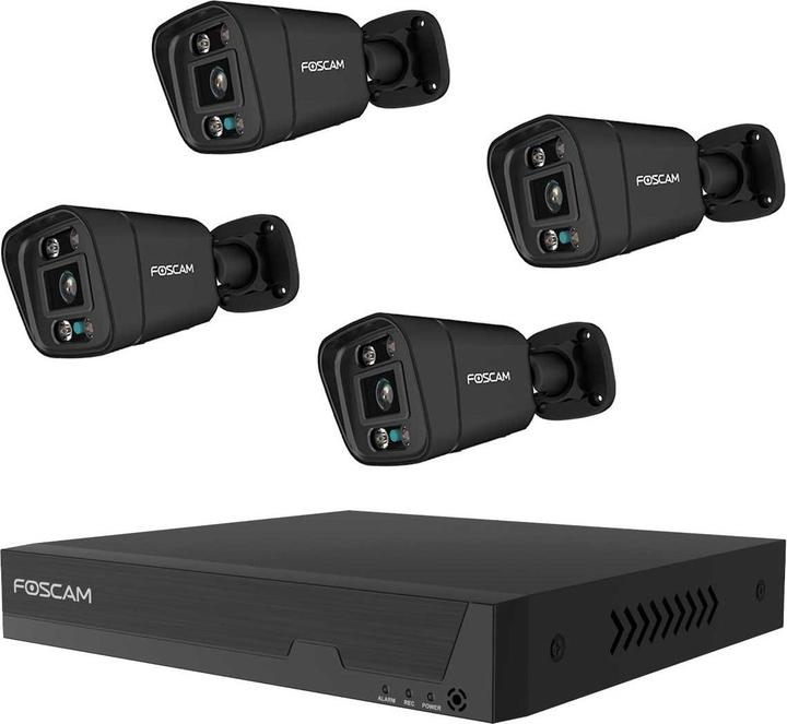 Image du produit Foscam FN9108E B4 2T (noir, enregistreur vidéo réseau 8 canaux FN9108E, caméra de surveillance 4x V5EP) (3840 x 2160 pixels)