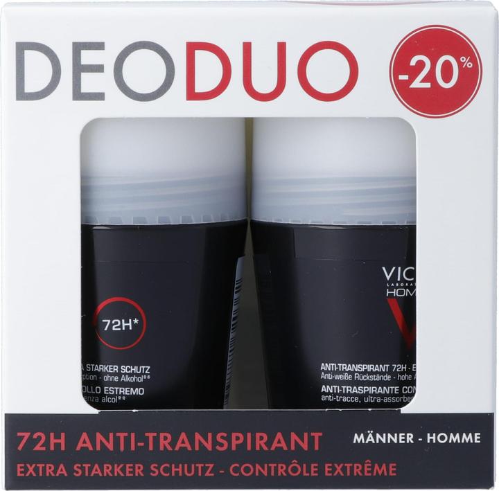 Vichy Homme Deo Anti-Transpirant 72H Duo -20% (Roll-on, 50 ml)