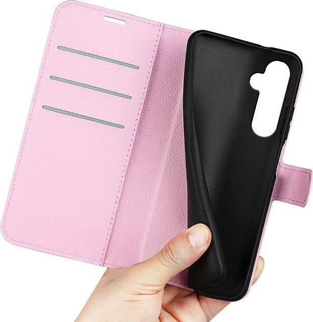 Actual product image MU Classic Litchi Leather Bookcover Series (Samsung Galaxy A25)