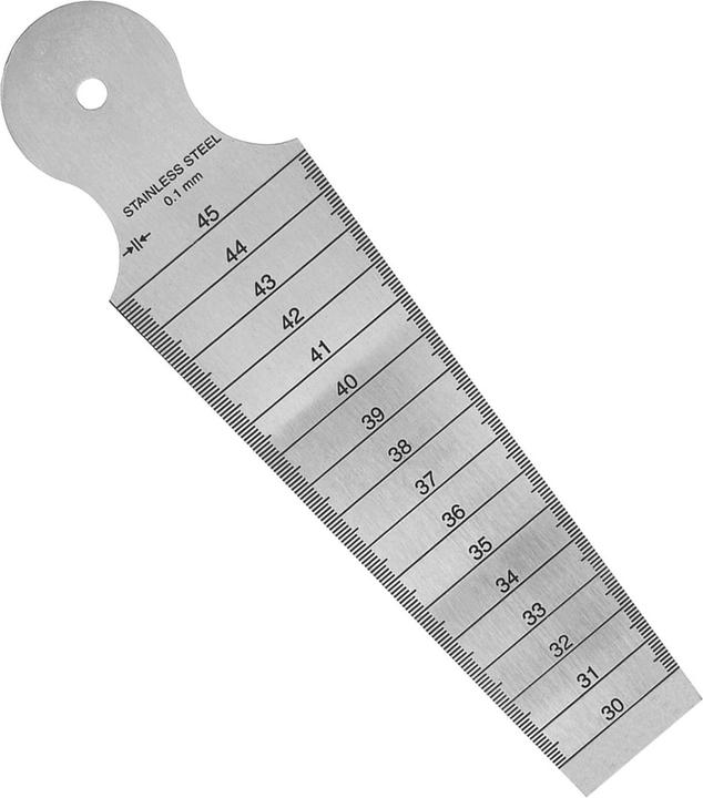 Image du produit Paulimot Lochlehre metrisch / zoll, 30 - 45 mm (18 cm)