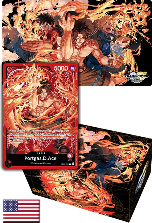 Actual product image One Piece Special Goods Set - Ace/Sabo/Luffy - Card Game - EN (English, Booster Pack)