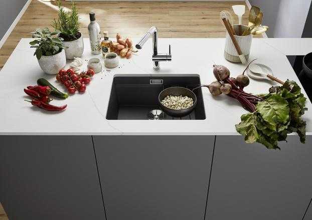 Actual product image Blanco Etagon 500-U (Top-mounted sink, 46 cm, 53 cm)