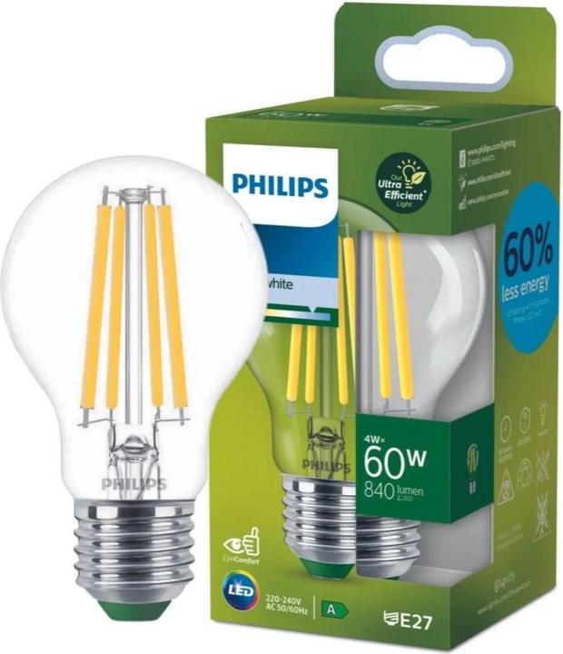 Image du produit Philips LED Classic (E27, 4 W, 840 lm, 1 x, A)