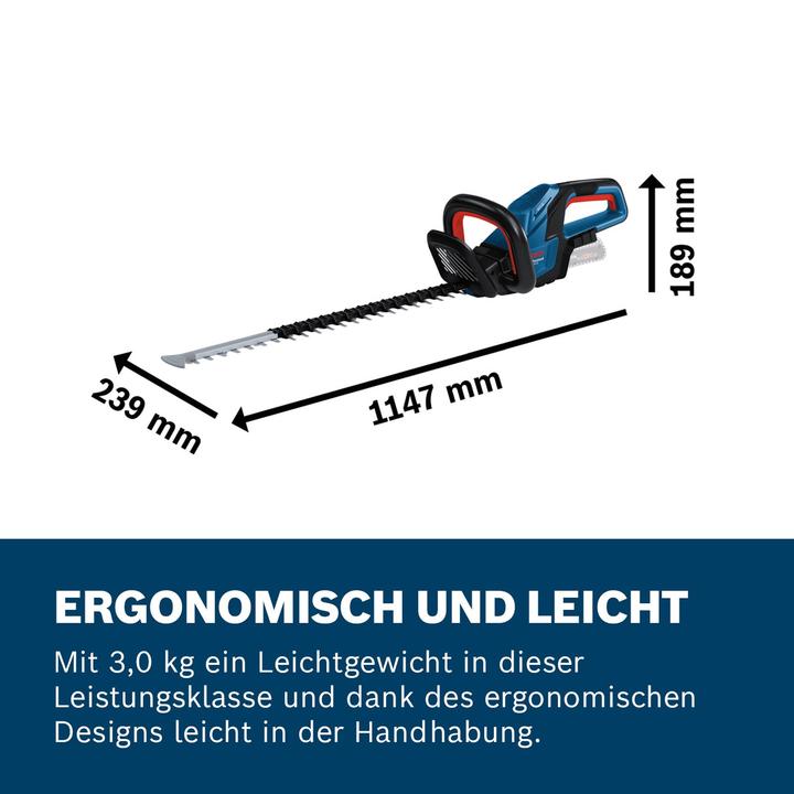 Immagine prodotto Bosch Professional GHE 18V-60 Professional (Batteria ricaricabile)