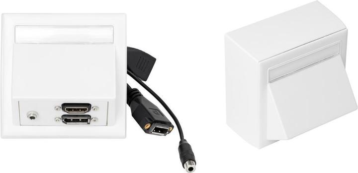 Actual product image Vivolink Wall box HDMI, DisplayPort