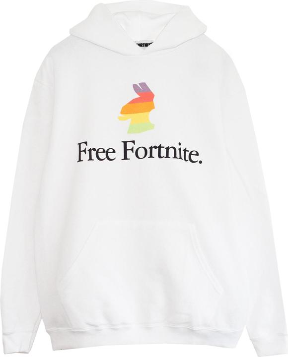 Free Fortnite Sweat à capuche Arc-en-ciel (L)