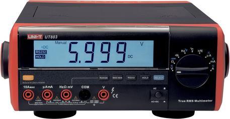 Uni-T Tischmultimeter UT803, True RMS (CAT I 1000V, CAT II 600V)