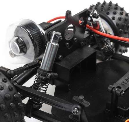 Image du produit Losi Mini JRX2 Electric Brushed Buggy 2WD 1:16 RTR Noir (RTR Prêt à fonctionner)