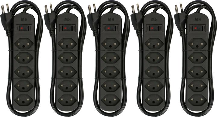Max Hauri Basic Line Set de 5 pièces (5 x, Type 13, 1.50 m)