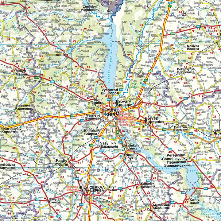 Produktbild Ukraine - Moldawien, Strassenkarte 1:1.000.000, freytag & berndt