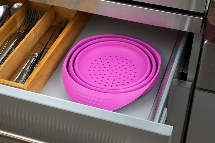 Actual product image Lurch Foldable Colander 2l grape