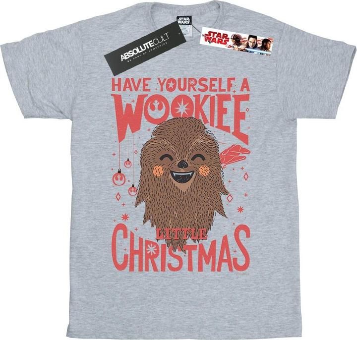 Star Wars Wookiee Little Christmas TShirt Jungen