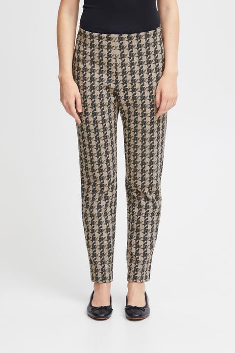 Actual product image Ichi IHKATE HOUNDSTOOTH PA 20120297 (L)