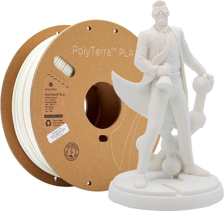Immagine prodotto Polymaker PolyTerra (PLA, 2.85 mm, 1000 g, Bianco)