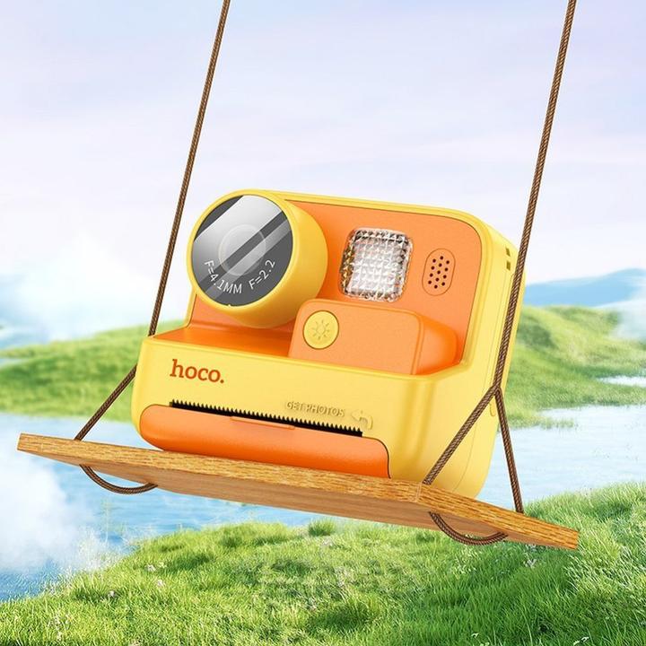 Image du produit Hoco Headphone with microphone digital kids camera with printer DV200 yellow