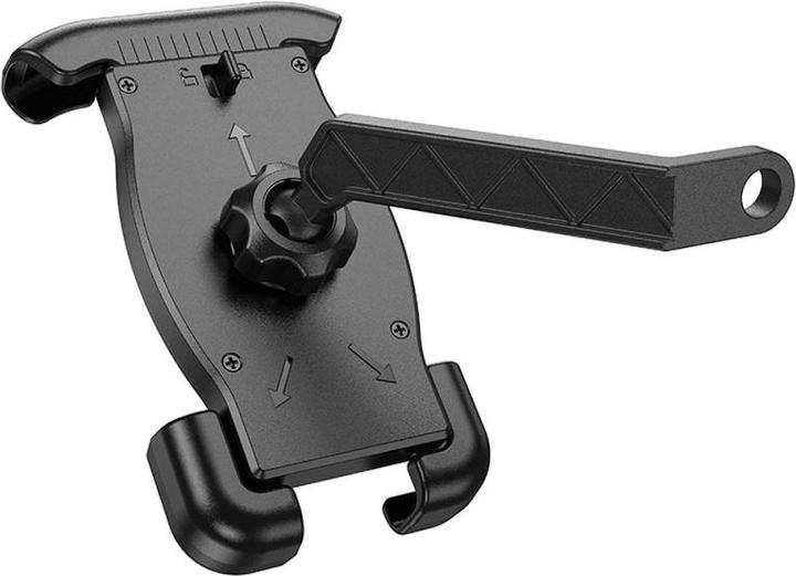 Productafbeelding Hoco - Motorcycle Holder (CA119) - Strong Grip, for Phones 4.5 - 7", for Rearview Mirror - Black