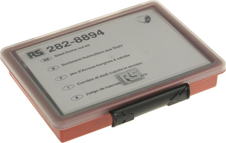 Image du produit Rs Pro Jeu d'écrous à chapeau en acier M3-M8 (M3, M4, M5, M6, M8)