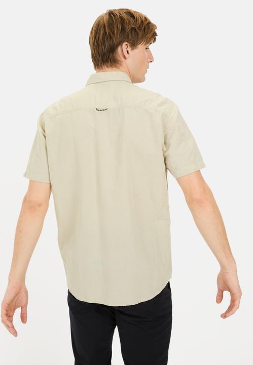 Actual product image Camel Active Kurzarmhemd aus einem Baumwoll-Leinenmix (4XL)