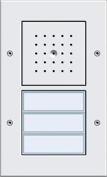Immagine prodotto Gira Posto esterno 3-gang bianco puro 126766 (Cablato)