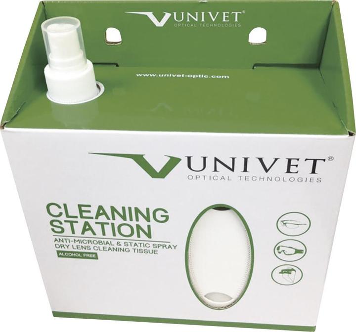 Magni Univet glasses cleaning station250ml 280cloths