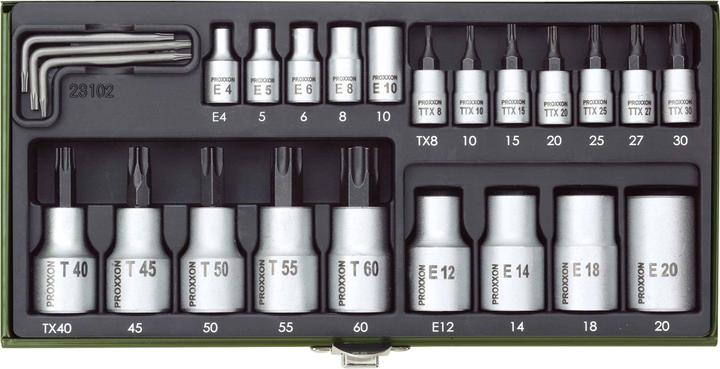 Actual product image Proxxon Socket wrench set (12.5 mm, 6.3 mm)