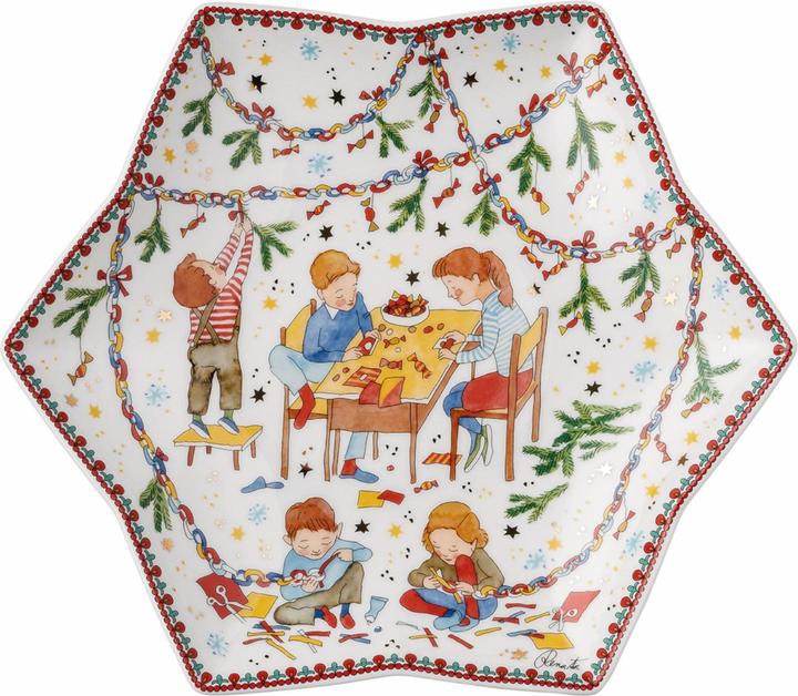Hutschenreuther Star-shaped bowl Ø24cm Christmas l.