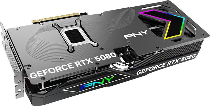 Image du produit PNY GeForce RTX 5080 ARGB Epic-X RGB Overclocked Triple Fan (16 Go)