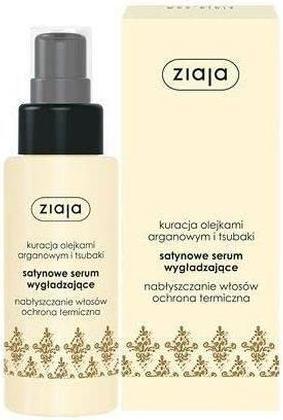 Actual product image Ziaja Smoothing Serum For Dry And Damaged Hair Argan & Tsubaki Oils 50Ml (50 ml)